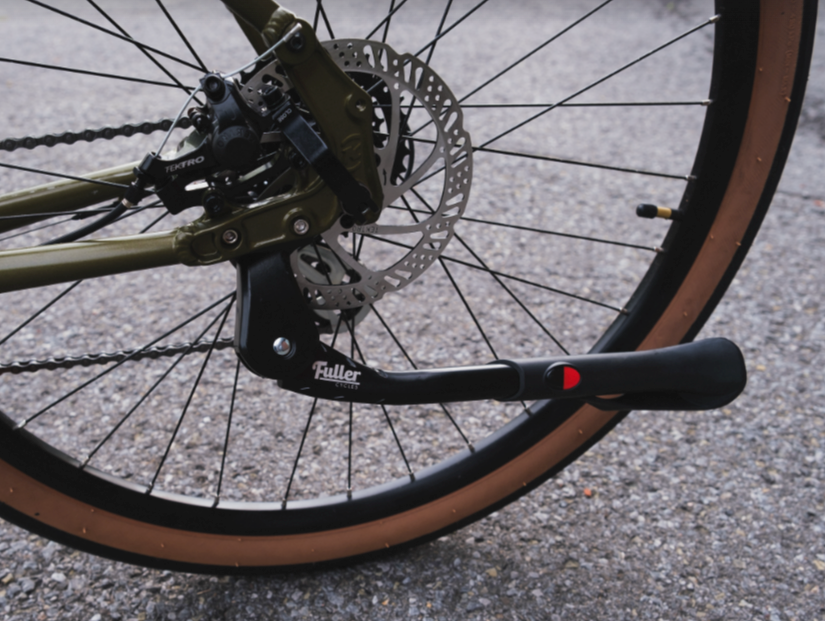 Fuller Cycles Rear-Mount Adjustable Kickstand Black